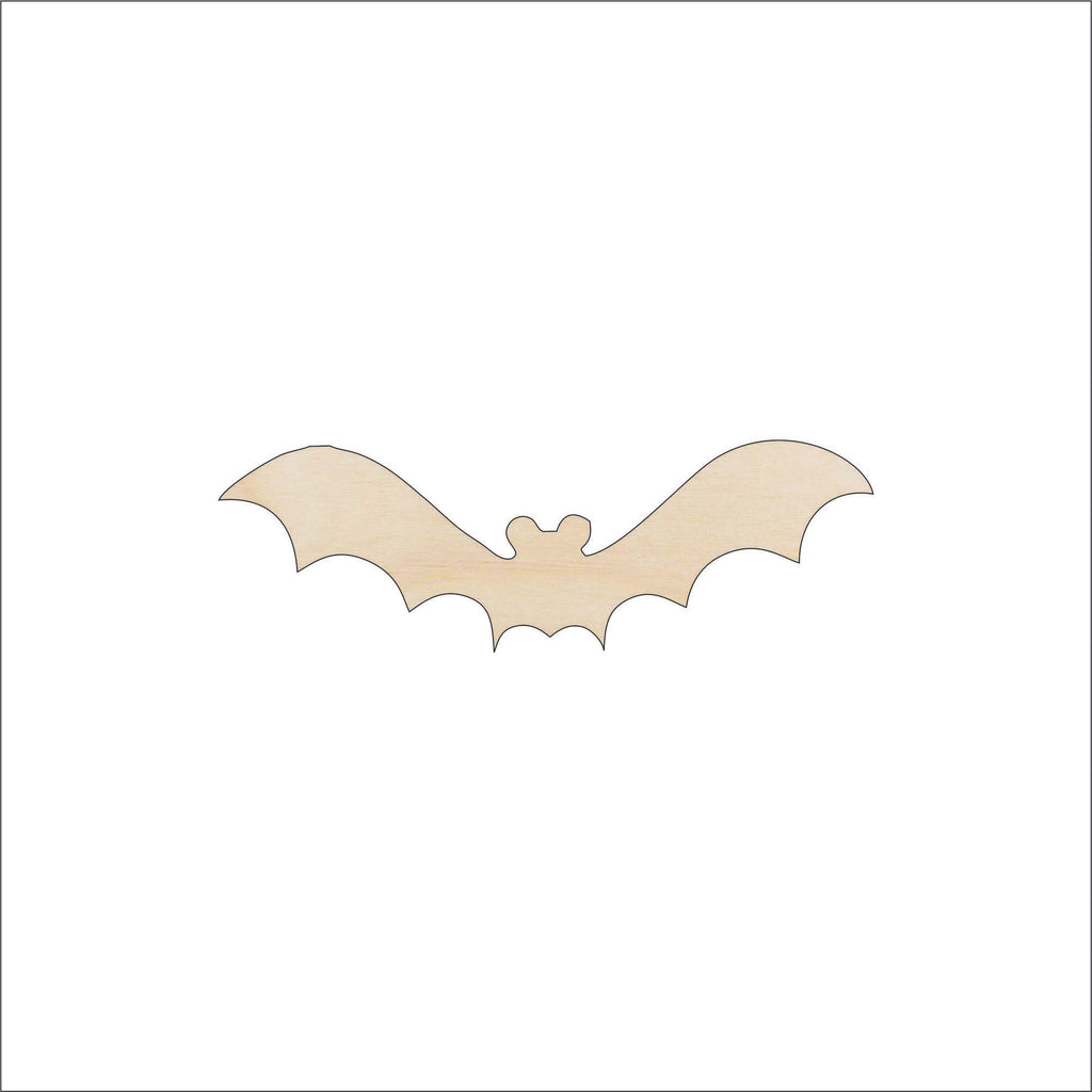 Flying Bat Wood Craft Shape Laser Cut Out & Unfinished DIY Craft Supply BAT12