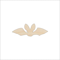 Flying Bat Wood Craft Shape – Laser Cut Baltic Birch Unfinished DIY Wood Art Supplies BAT13 - The Wood Shape Store