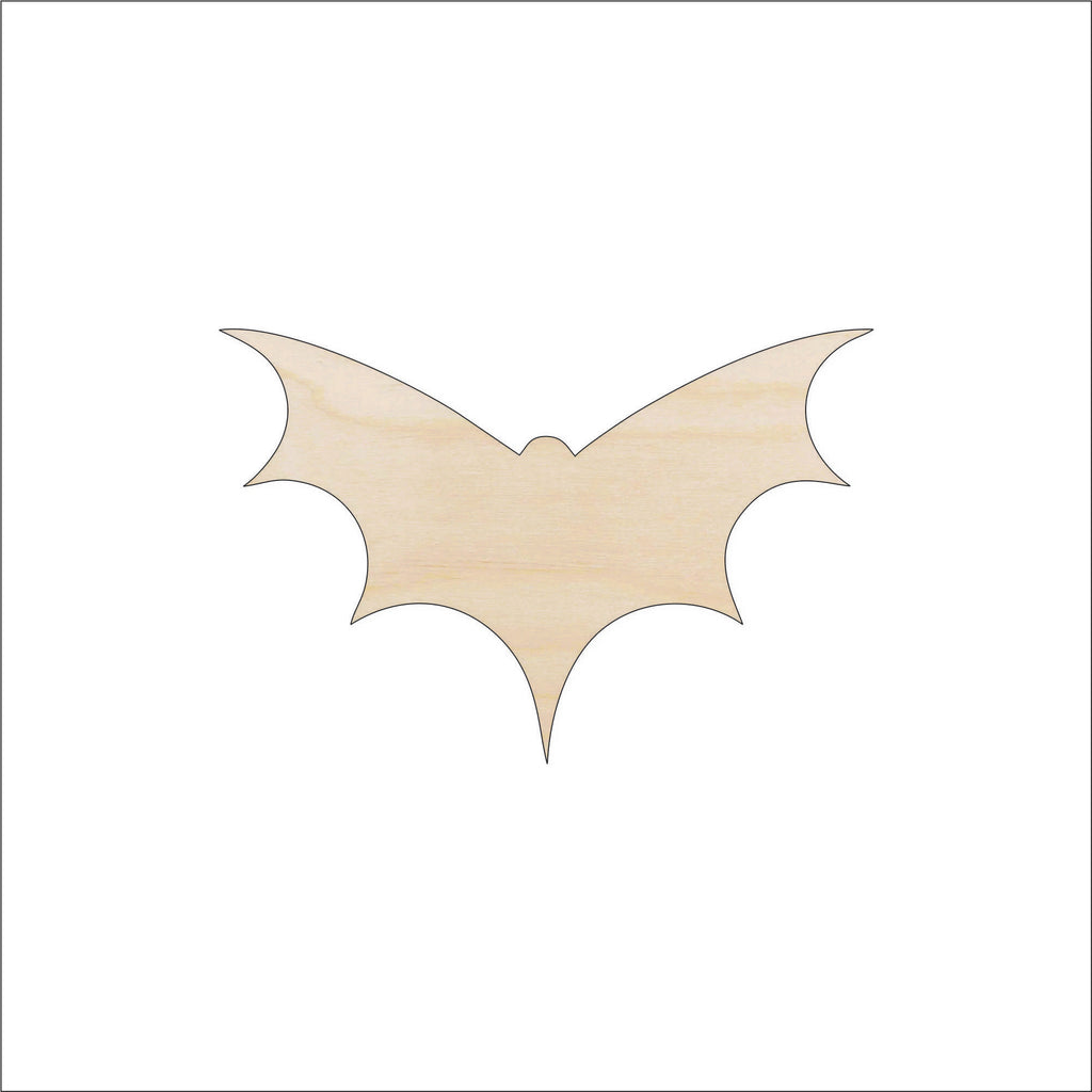 Flying Bat Wood Craft Shape Laser Cut Out & Unfinished DIY Craft Supply BAT15