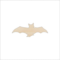 Flying Bat Wood Craft Shape – Laser Cut Baltic Birch Unfinished DIY Wood Art Supplies BAT17 - The Wood Shape Store