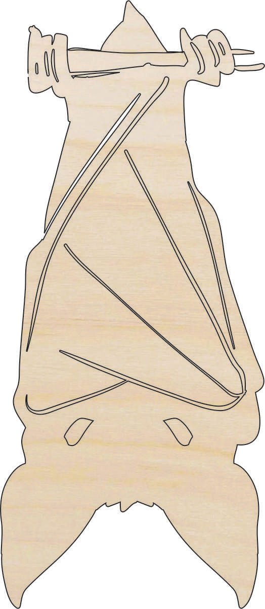 Vampire Bat Wood Craft Shape – Laser Cut Baltic Birch Unfinished DIY Wood Art Supplies BAT20 - The Wood Shape Store