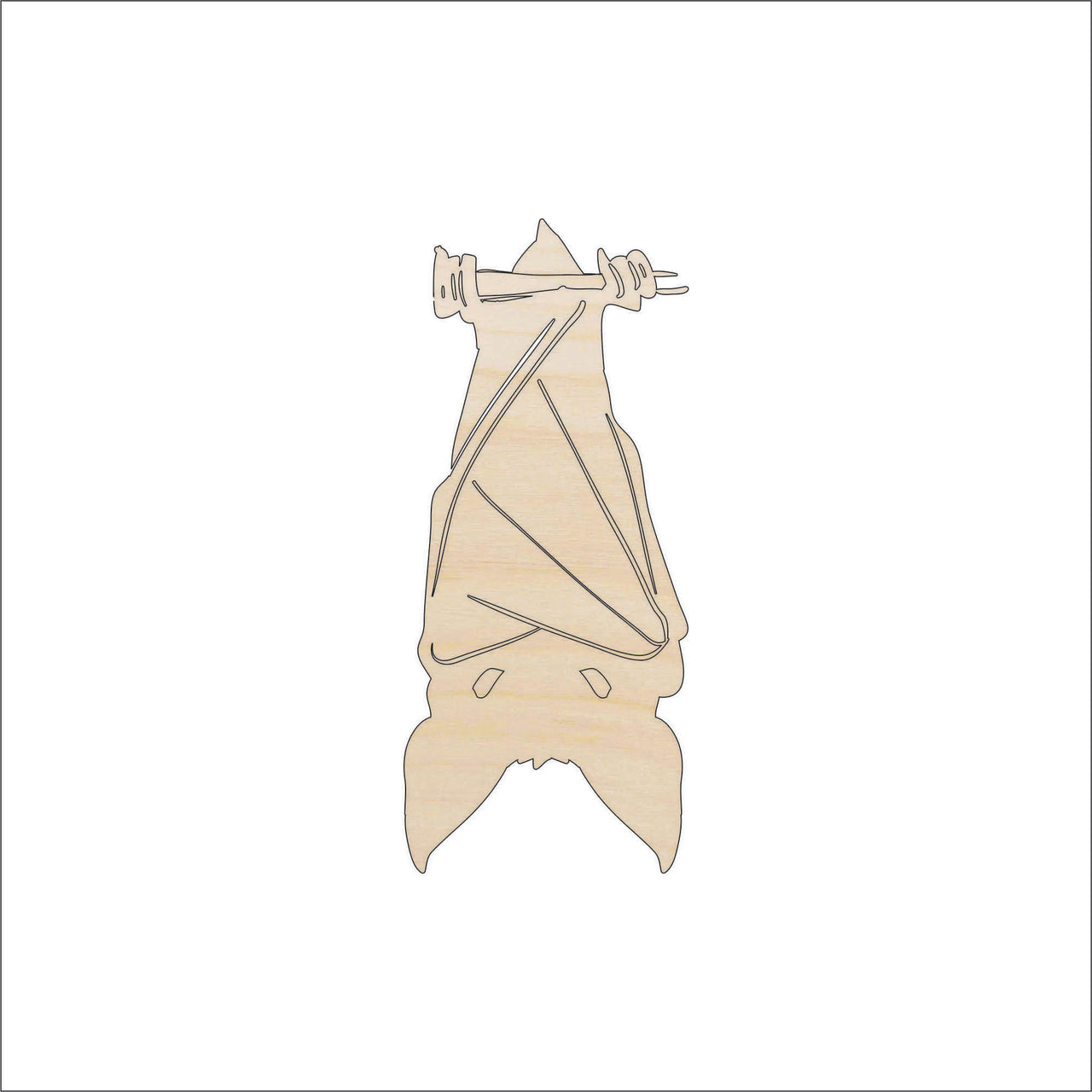 Vampire Bat Wood Craft Shape – Laser Cut Baltic Birch Unfinished DIY Wood Art Supplies BAT20 - The Wood Shape Store