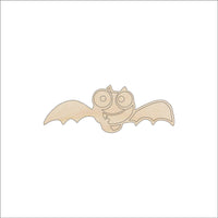 Flying Bat Wood Craft Shape – Laser Cut Baltic Birch Unfinished DIY Wood Art Supplies BAT3 - The Wood Shape Store
