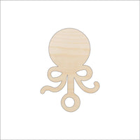 Baby Rattle Wood Craft Shape – Laser Cut Baltic Birch Unfinished DIY Wood Art Supplies BBY33 - The Wood Shape Store