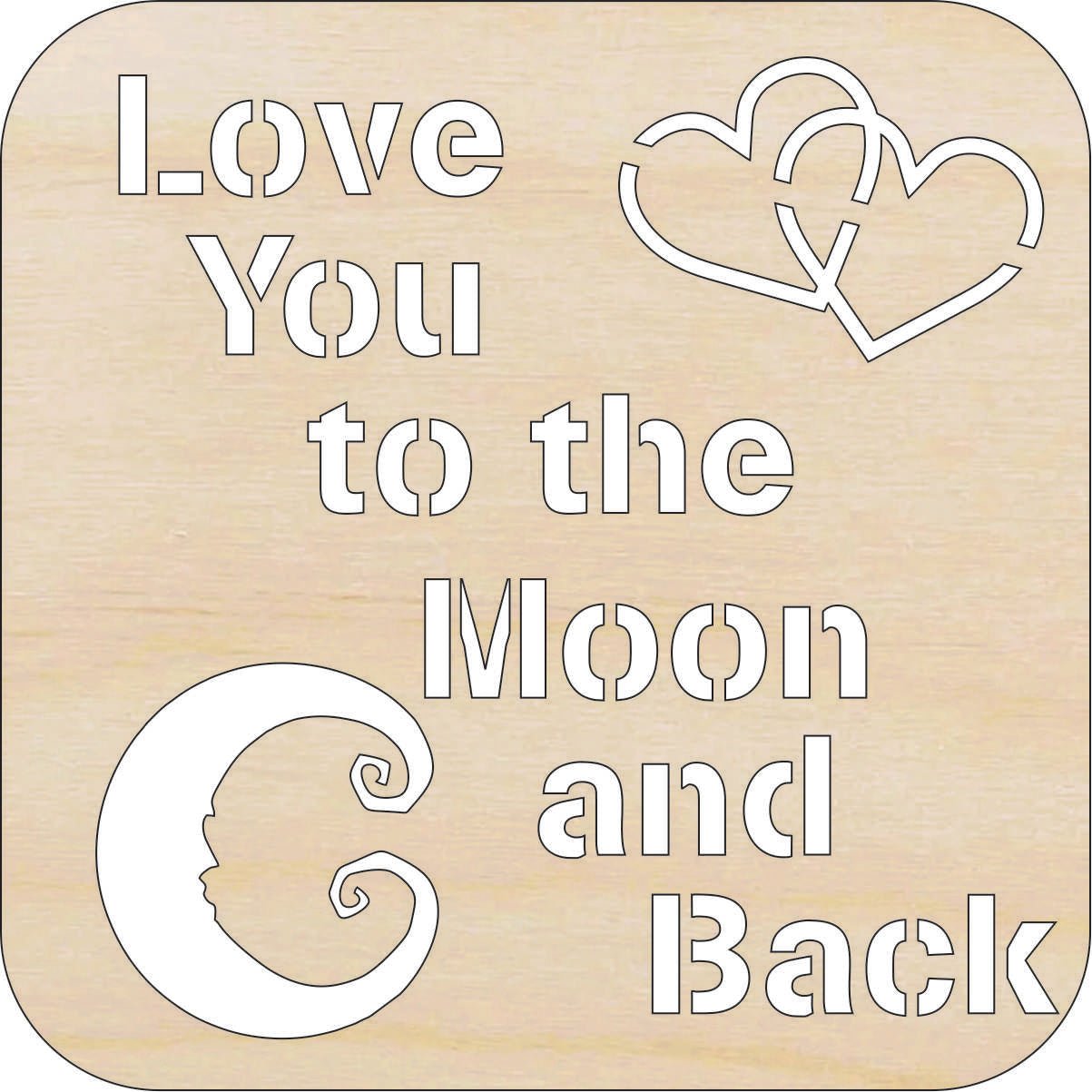 Baby Sign Wood Craft Shape – Laser Cut Baltic Birch Unfinished DIY Wood Art Supplies BBY64 - The Wood Shape Store