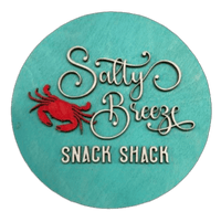 Crab Shack 3D Laser Cut Door Sign – Baltic Birch Wood Craft Supplies | DIY Kit BC107 - The Wood Shape Store