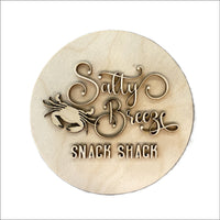 Crab Shack 3D Laser Cut Door Sign – Baltic Birch Wood Craft Supplies | DIY Kit BC107 - The Wood Shape Store