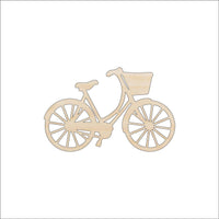 Bicycle Wood Craft Shape – Laser Cut Baltic Birch Unfinished DIY Wood Art Supplies BIK12 - The Wood Shape Store