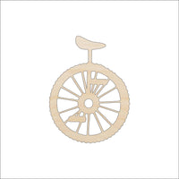 Unicycle Wood Craft Shape – Laser Cut Baltic Birch Unfinished DIY Wood Art Supplies BIK13 - The Wood Shape Store