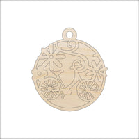 Bicycle Wood Craft Shape – Laser Cut Baltic Birch Unfinished DIY Wood Art Supplies BIK17 - The Wood Shape Store