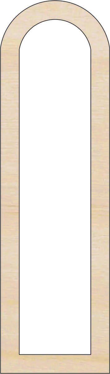 Window Wood Craft Shape – Laser Cut Baltic Birch Unfinished DIY Wood Art Supplies BLD122 - The Wood Shape Store