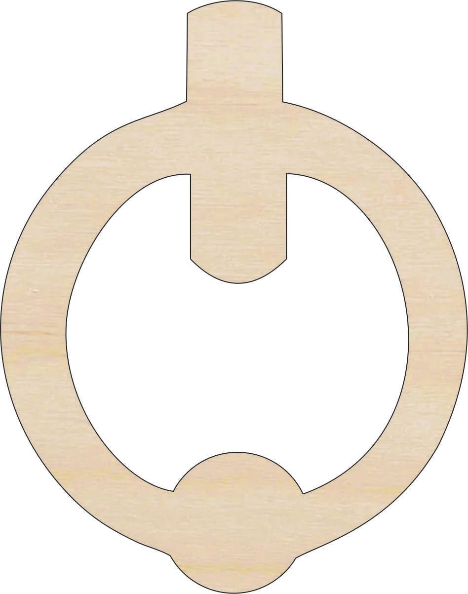Door Knocker Wood Craft Shape - Laser Cut Baltic Birch Unfinished DIY Wood Art Supplies BLD129 - The Wood Shape Store