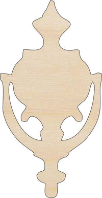 Door Knocker Wood Craft Shape - Laser Cut Baltic Birch Unfinished DIY Wood Art Supplies BLD130 - The Wood Shape Store