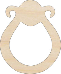 Door Knocker Wood Craft Shape - Laser Cut Baltic Birch Unfinished DIY Wood Art Supplies BLD133 - The Wood Shape Store