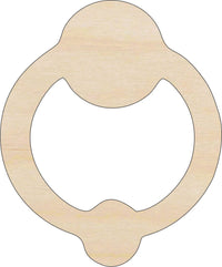 Door Knocker Wood Craft Shape - Laser Cut Baltic Birch Unfinished DIY Wood Art Supplies BLD144 - The Wood Shape Store