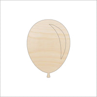 Balloon - Wood Craft Shape - Laser Cut Baltic Birch Unfinished DIY Wood Art Supplies BLN10 - The Wood Shape Store