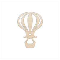 Balloon Wood Craft Shape - Laser Cut Baltic Birch Unfinished DIY Wood Art Supplies BLN3 - The Wood Shape Store