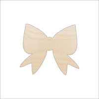 Bow Wood Craft Shape - Laser Cut Baltic Birch Unfinished DIY Wood Art Supplies BOW10 - The Wood Shape Store