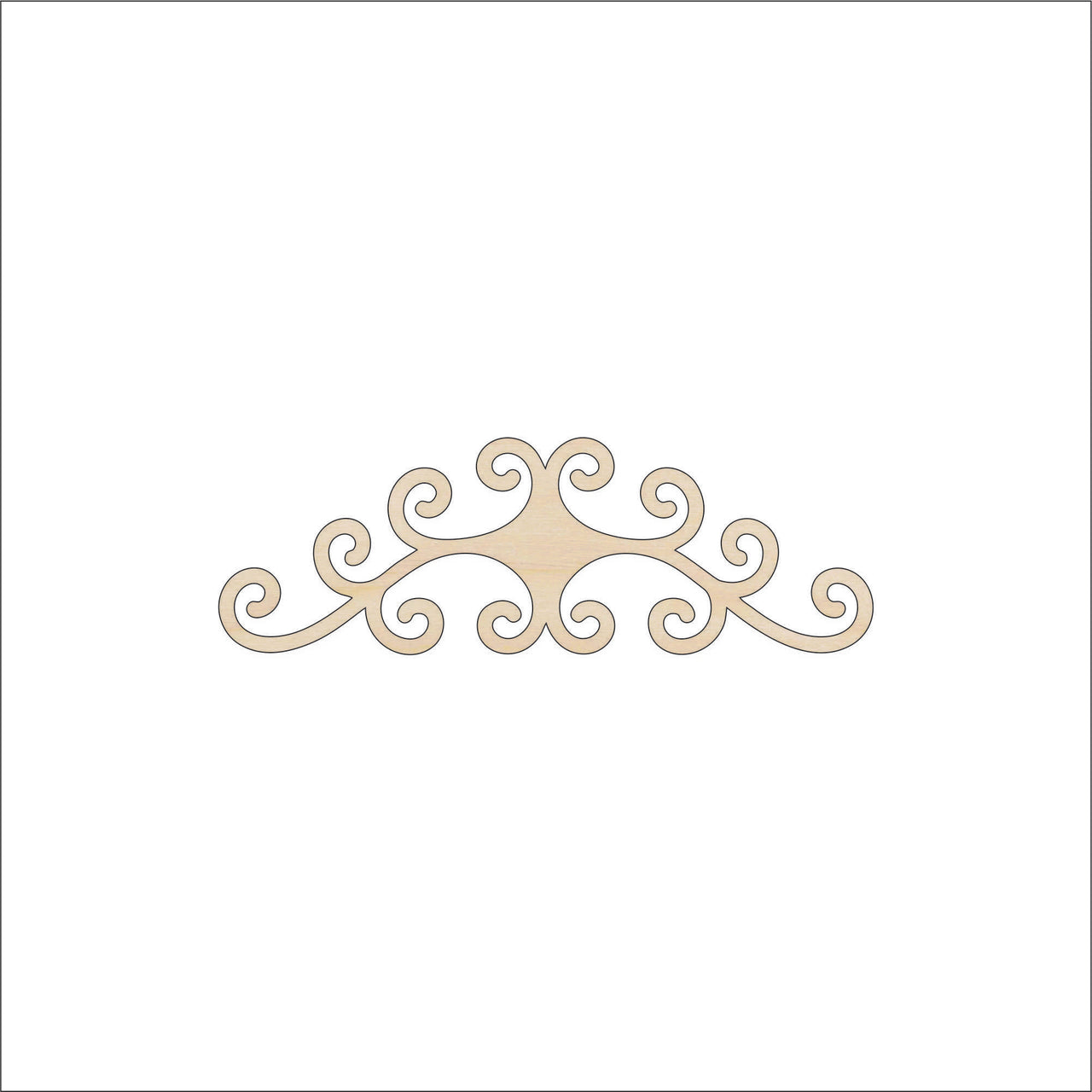 Bow Wood Craft Shape - Laser Cut Baltic Birch Unfinished DIY Wood Art Supplies BOW12 - The Wood Shape Store