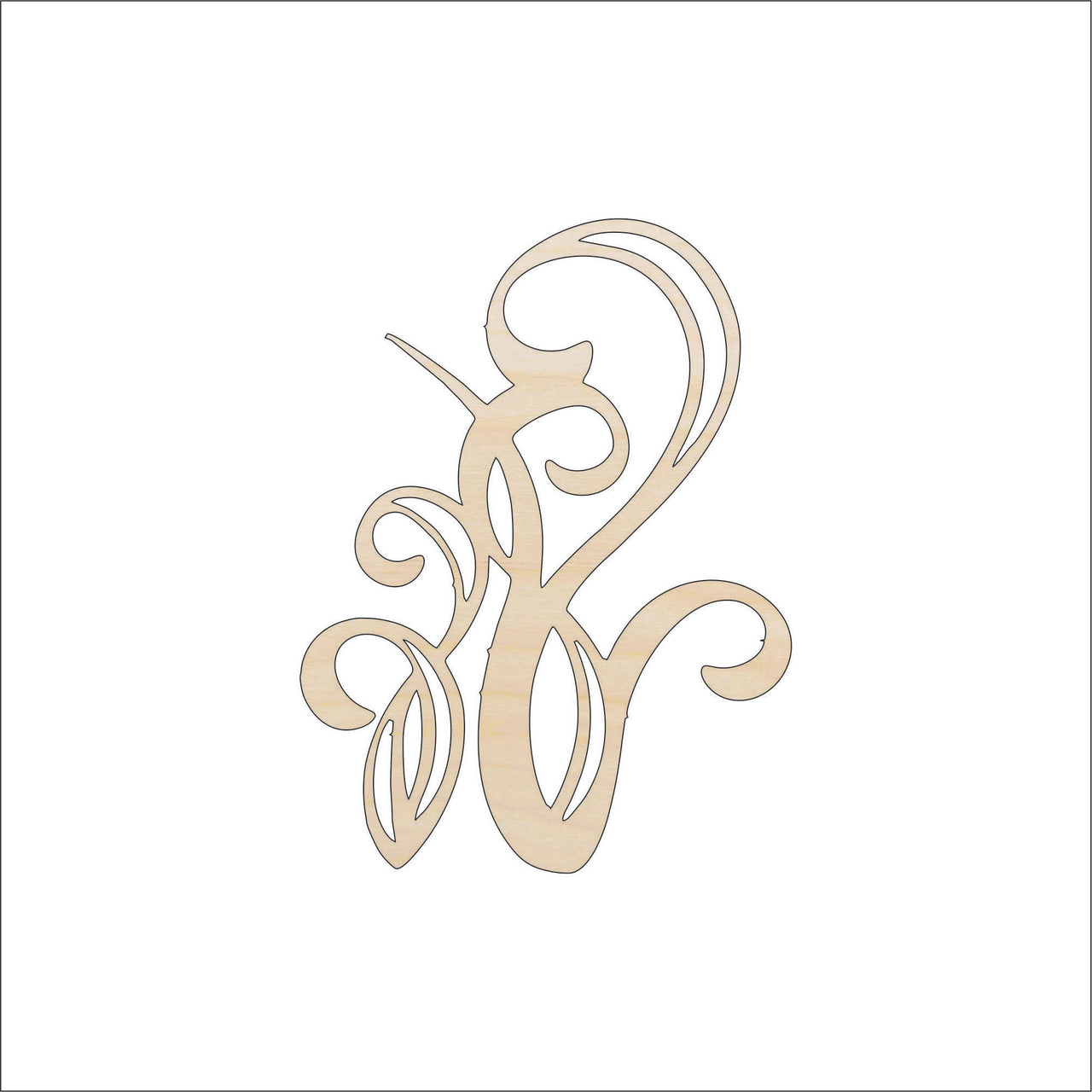 Bow Wood Craft Shape - Laser Cut Baltic Birch Unfinished DIY Wood Art Supplies BOW14 - The Wood Shape Store