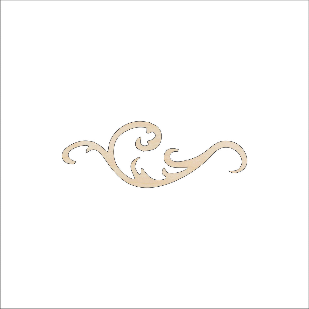 Bow Wood Craft Shape - Laser Cut Baltic Birch Unfinished DIY Wood Art Supplies BOW1 - The Wood Shape Store
