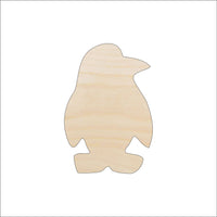 Penguin Wood Craft Shape - Laser Cut Baltic Birch Unfinished DIY Wood Art Supplies BRD113 - The Wood Shape Store