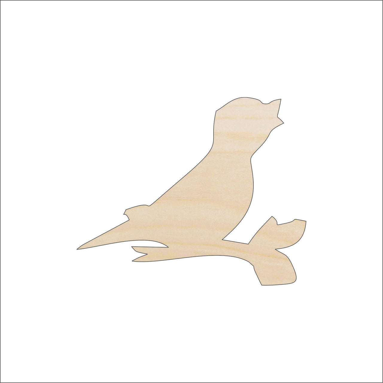 Bird Wood Craft Shape - Laser Cut Baltic Birch Unfinished DIY Wood Art Supplies BRD122 - The Wood Shape Store