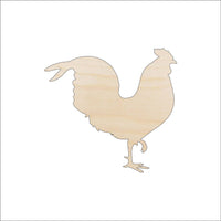 Chicken Wood Craft Shape - Laser Cut Baltic Birch Unfinished DIY Wood Art Supplies BRD132 - The Wood Shape Store