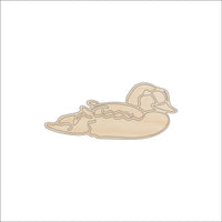 Duck Wood Craft Shape - Laser Cut Baltic Birch Unfinished DIY Wood Art Supplies BRD139 - The Wood Shape Store