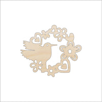 Bird Wood Craft Shape - Laser Cut Baltic Birch Unfinished DIY Wood Art Supplies BRD144 - The Wood Shape Store