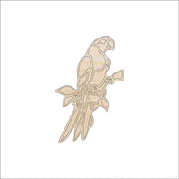 Parrot Wood Craft Shape - Laser Cut Baltic Birch Unfinished DIY Wood Art Supplies BRD146 - The Wood Shape Store