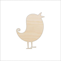 Bird Wood Craft Shape - Laser Cut Baltic Birch Unfinished DIY Wood Art Supplies BRD148 - The Wood Shape Store