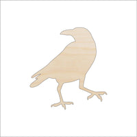 Crow Wood Craft Shape - Laser Cut Baltic Birch Unfinished DIY Wood Art Supplies BRD165 - The Wood Shape Store