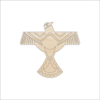 Eagle Wood Craft Shape - Laser Cut Baltic Birch Unfinished DIY Wood Art Supplies BRD174 - The Wood Shape Store