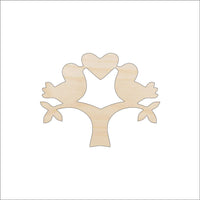 Bird Wood Craft Shape - Laser Cut Baltic Birch Unfinished DIY Wood Art Supplies BRD175 - The Wood Shape Store