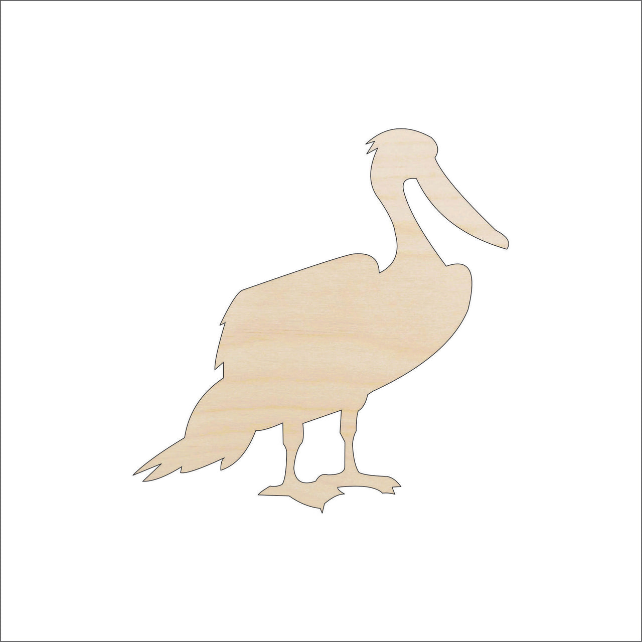 Bird Wood Craft Shape - Laser Cut Baltic Birch Unfinished DIY Wood Art Supplies BRD178 - The Wood Shape Store