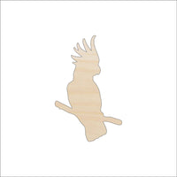 Cockatoo Wood Craft Shape - Laser Cut Baltic Birch Unfinished DIY Wood Art Supplies BRD182 - The Wood Shape Store