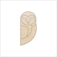 Owl Wood Craft Shape - Laser Cut Baltic Birch Unfinished DIY Wood Art Supplies BRD192 - The Wood Shape Store