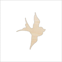 Bird Wood Craft Shape - Laser Cut Baltic Birch Unfinished DIY Wood Art Supplies BRD199 - The Wood Shape Store
