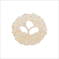 Bird Nest Wood Craft Shape - Laser Cut Baltic Birch Unfinished DIY Wood Art Supplies BRD201 - The Wood Shape Store
