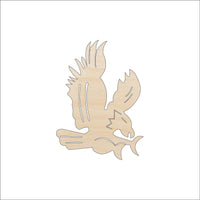 Eagle Wood Craft Shape - Laser Cut Baltic Birch Unfinished DIY Wood Art Supplies BRD221 - The Wood Shape Store