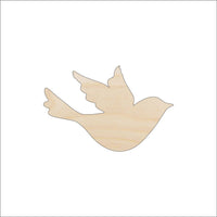 Bird Wood Craft Shape - Laser Cut Baltic Birch Unfinished DIY Wood Art Supplies BRD22 - The Wood Shape Store