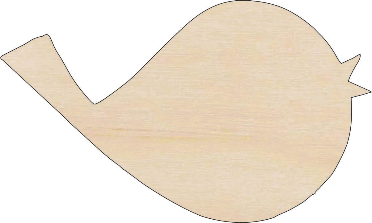 Bird Wood Craft Shape - Laser Cut Baltic Birch Unfinished DIY Wood Art Supplies BRD250 - The Wood Shape Store