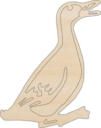 Duck Wood Craft Shape - Laser Cut Baltic Birch Unfinished DIY Wood Art Supplies BRD251 - The Wood Shape Store