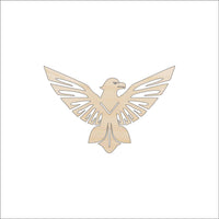 Eagle Wood Craft Shape - Laser Cut Baltic Birch Unfinished DIY Wood Art Supplies BRD33 - The Wood Shape Store