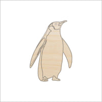 Penguin Wood Craft Shape - Laser Cut Baltic Birch Unfinished DIY Wood Art Supplies BRD41 - The Wood Shape Store
