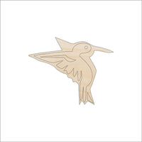 Hummingbird Wood Craft Shape - Laser Cut Baltic Birch Unfinished DIY Wood Art Supplies BRD42 - The Wood Shape Store