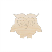 Owl Wood Craft Shape - Laser Cut Baltic Birch Unfinished DIY Wood Art Supplies BRD64 - The Wood Shape Store