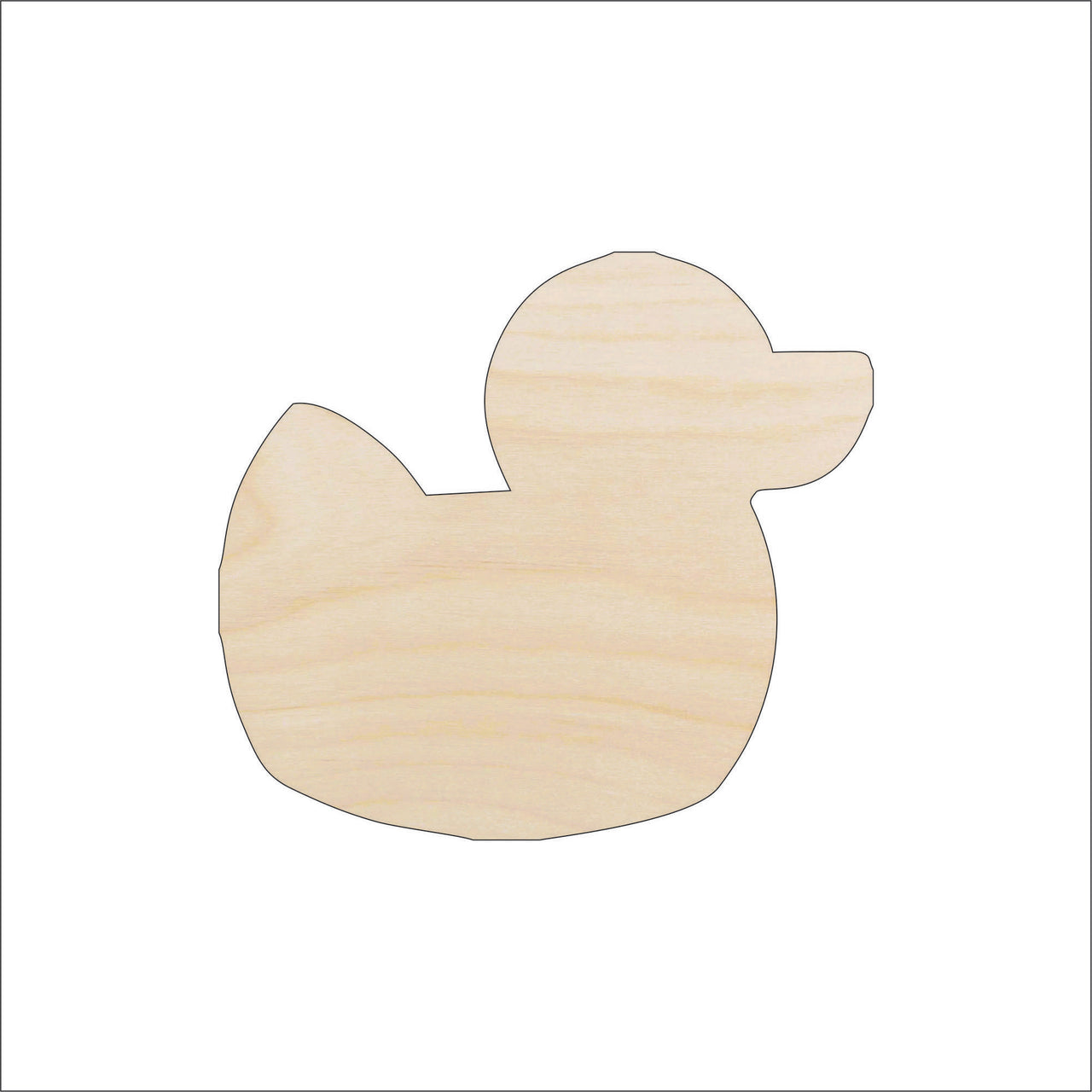 Duck Wood Craft Shape - Laser Cut Baltic Birch Unfinished DIY Wood Art Supplies BRD67 - The Wood Shape Store