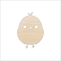 Chick Wood Craft Shape - Laser Cut Baltic Birch Unfinished DIY Wood Art Supplies BRD7 - The Wood Shape Store